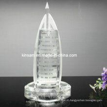 Crystal Burj-Al-Arab Crystal Building Model Souvenir Gift